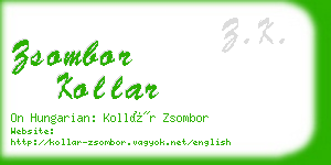 zsombor kollar business card